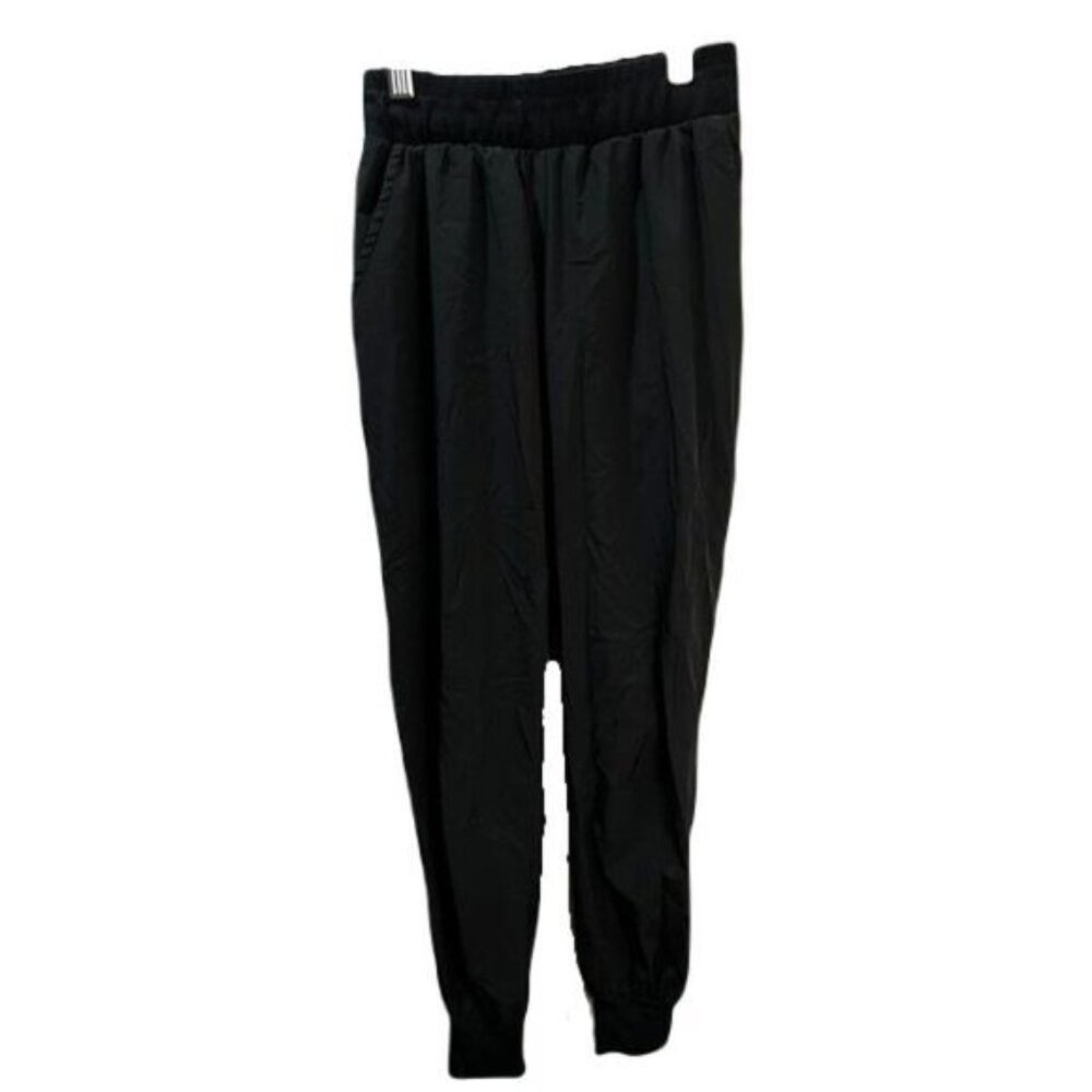 Women's‎ Elastic High Waist Windbreaker Jogger Pants XS